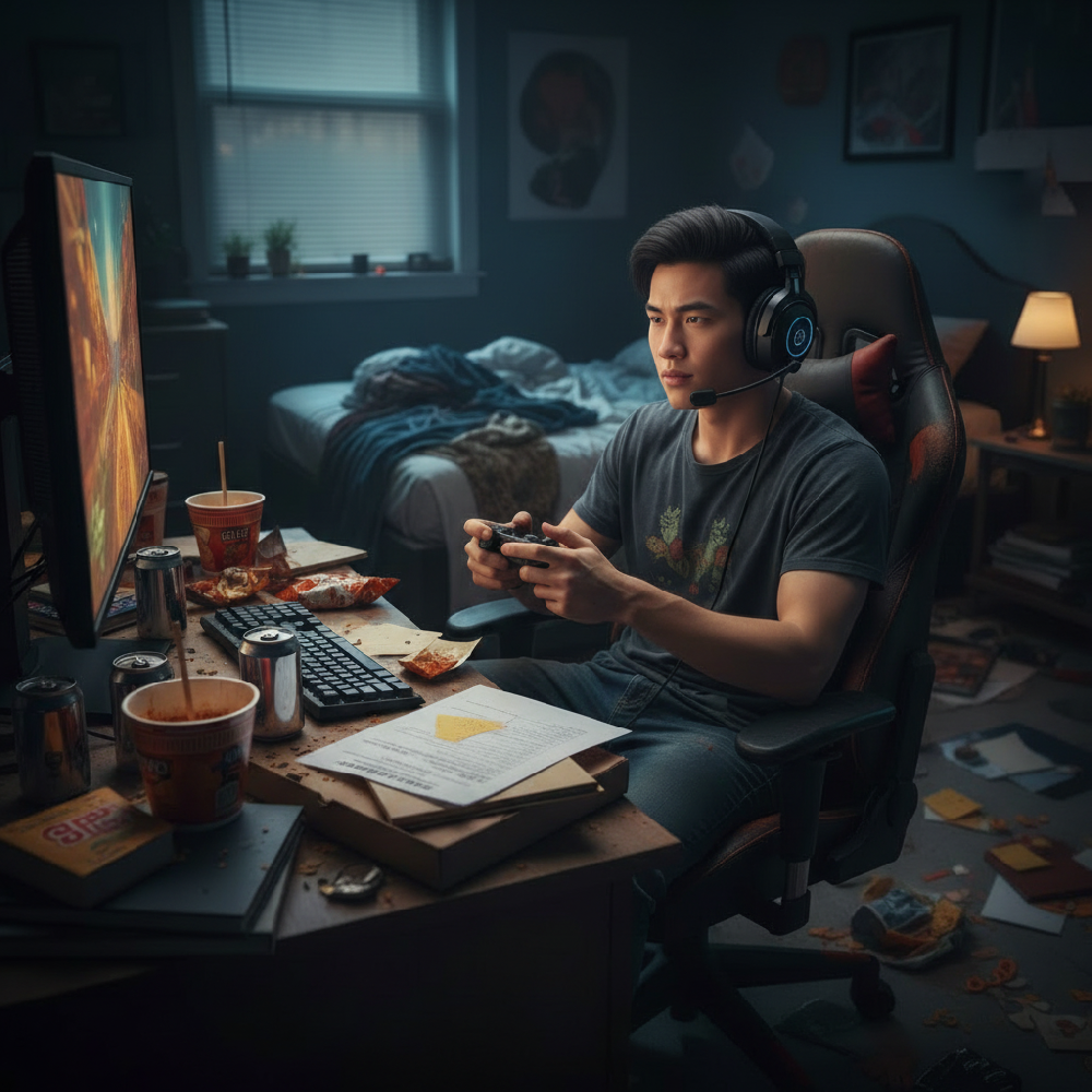 越到考试越想玩游戏、拖延？这叫“自我妨碍”：孩子是在给自己找台阶下