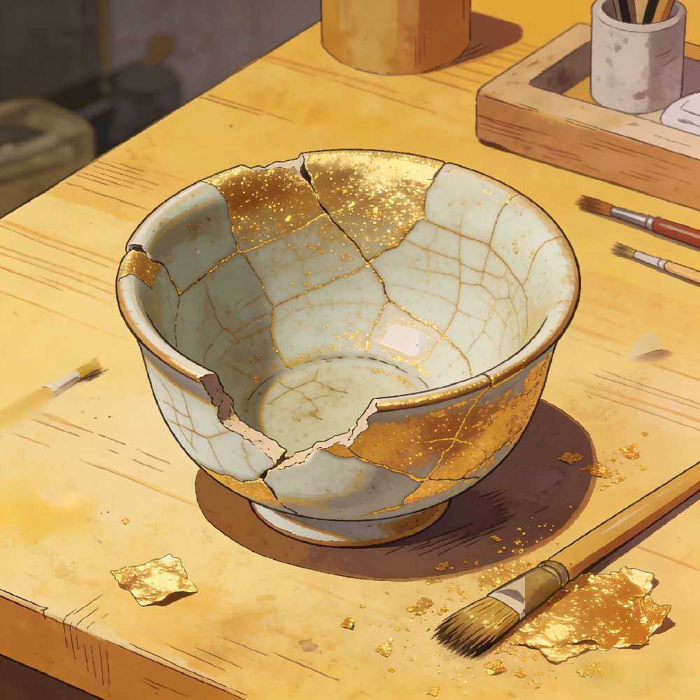 从创伤中重构：和之时剖析“金继（Kintsugi）”与皮肤组织重塑（Remodeling）的病理学差异