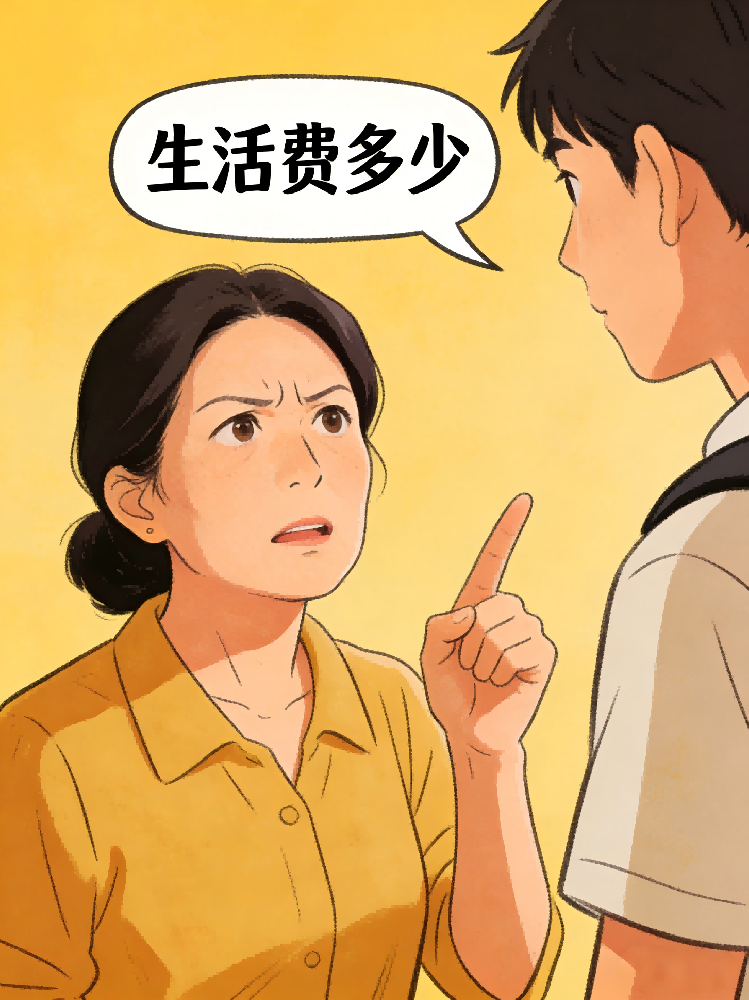 和之时：孩子生活费，给1500还是3000？