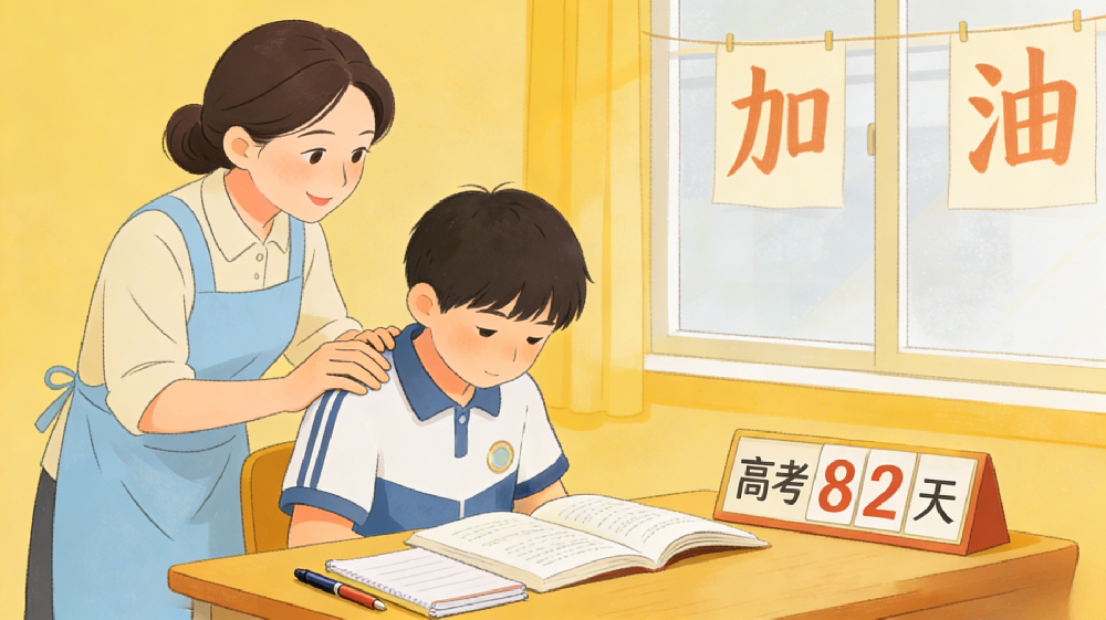 和之时：距高考还有82天，你家是战场还是加油站