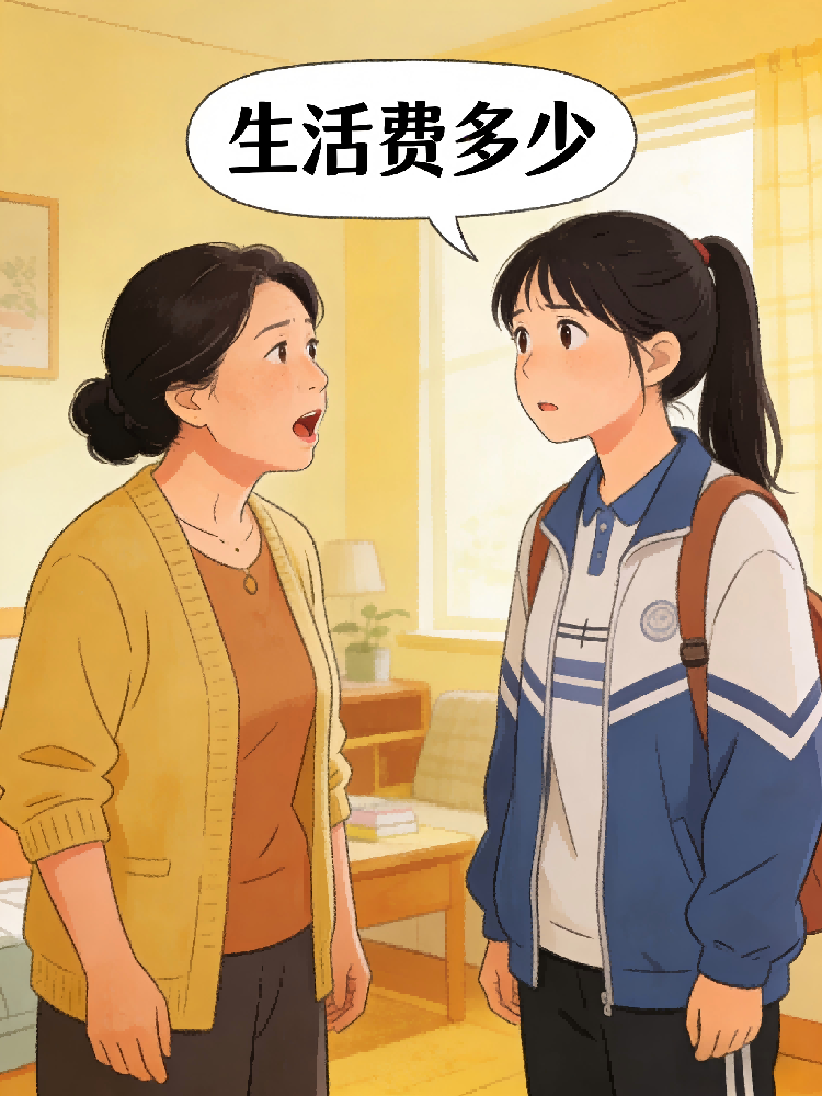 和之时：大学生生活费，给多给少都闹心
