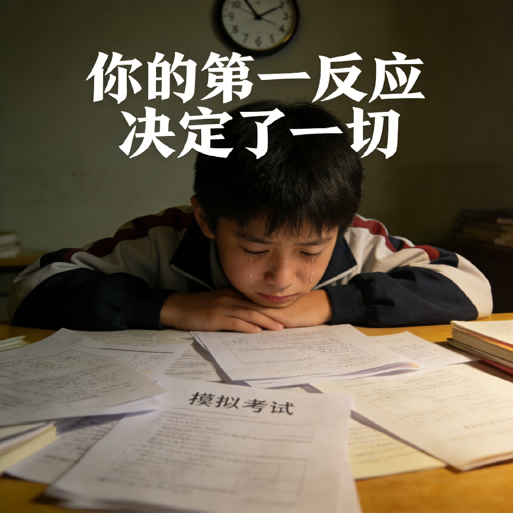 和之时：孩子模拟考崩，你的第一反应决定一切