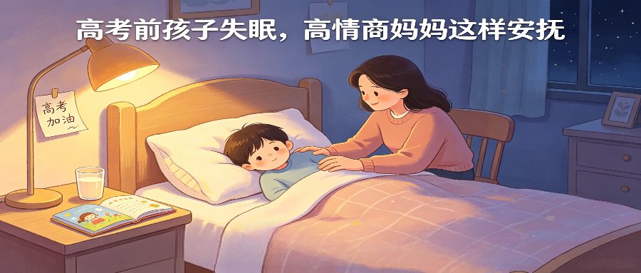和之时:高考前孩子失眠,高情商妈妈这样安抚