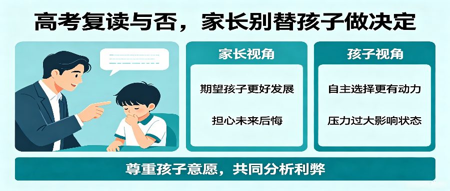 和之时:高考复读与否,家长别替孩子做决定
