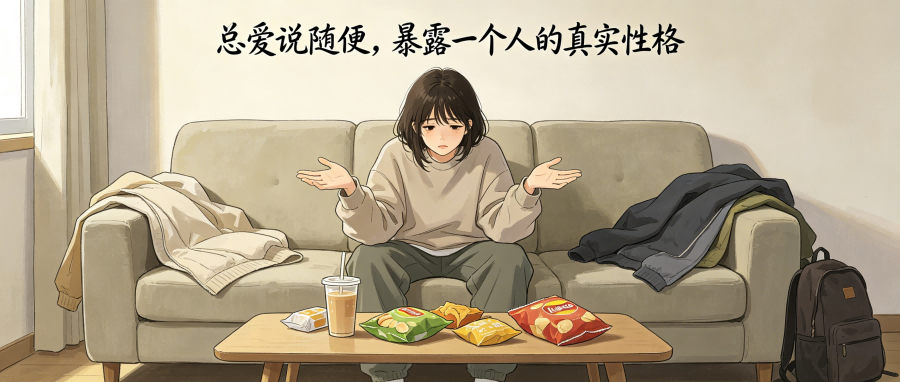 和之时:总爱说随便,暴露一个人的真实性格