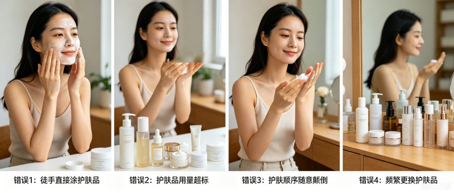 和之时:护肤越养越差,4个毁肤习惯自查