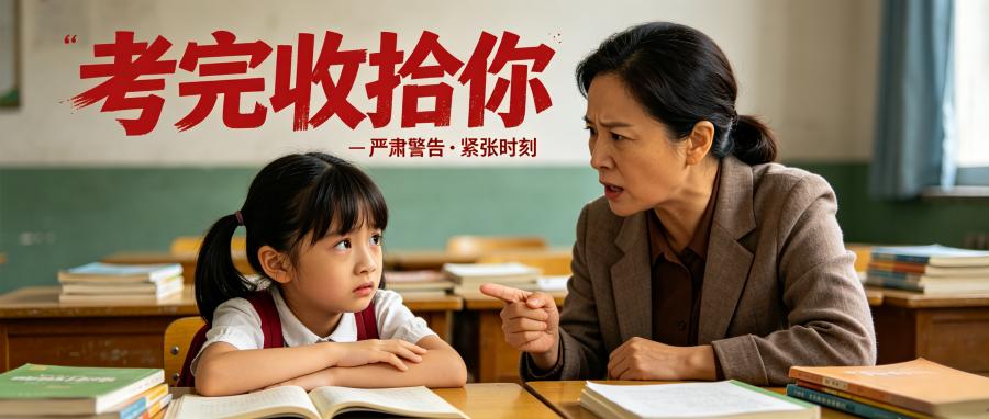 和之时:别再说等考完收拾你,害了孩子