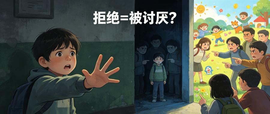 和之时:孩子不敢拒绝?是在讨好换安全感