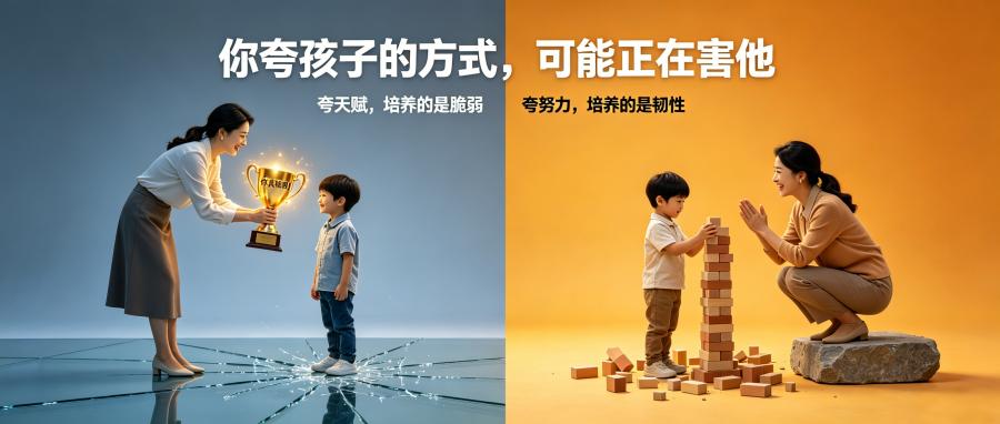 和之时：你夸孩子的方式，可能正在害他