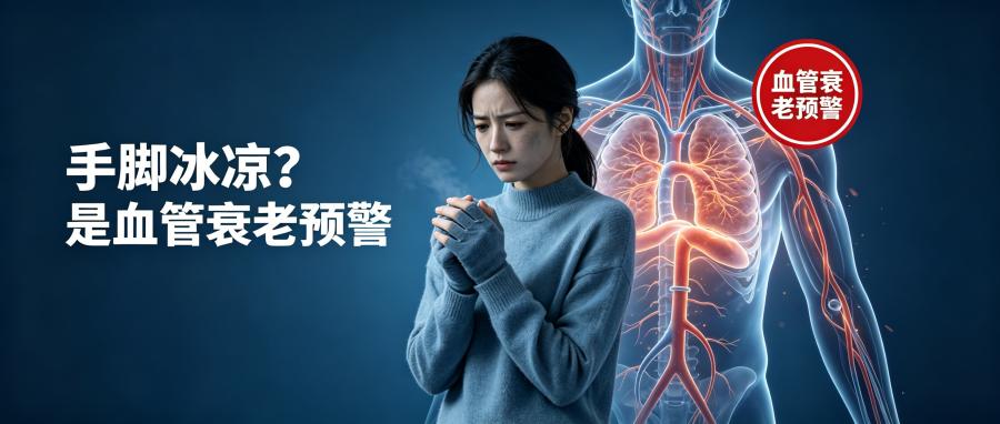 和之时:手脚冰凉?是血管衰老预警