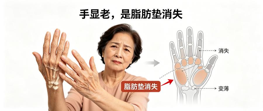 和之时:手比脸老20岁?是脂肪垫流失了