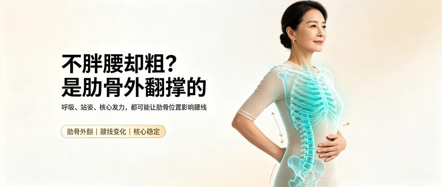 和之时：不胖腰却粗？是肋骨外翻撑的
