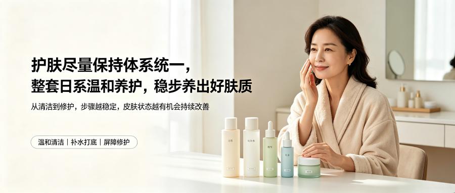 和之时:日系护肤5大误区,难怪你用没效果