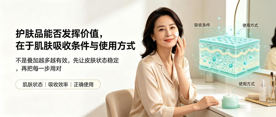 和之时:三步修护屏障促代谢,精华高效吸收不浪费