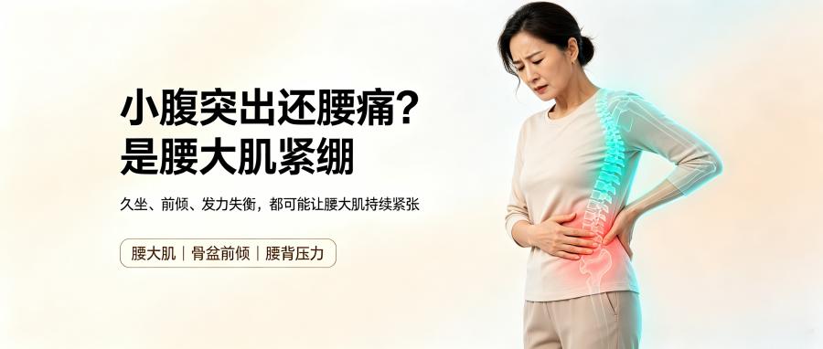 和之时:腰痛难消?是情绪压垮了腰大肌