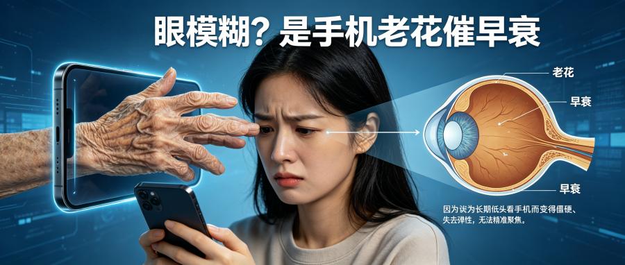 和之时:30岁就老花?睫状肌过劳死了