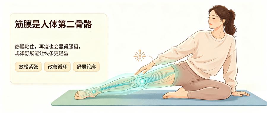 和之时:你不是胖,是筋膜堵住了