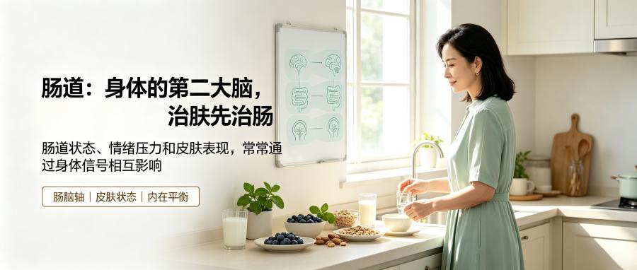 和之时：皮肤反复差？根源在情绪和肠道