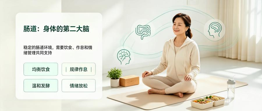 和之时:免疫力70%藏肠道,养对更省心